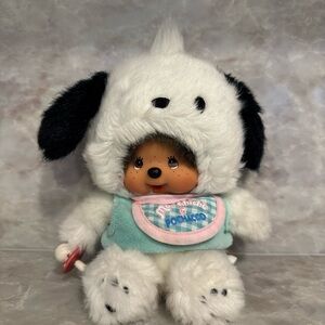 Rare Monchhichi × Sanrio Pochico Doll Plush